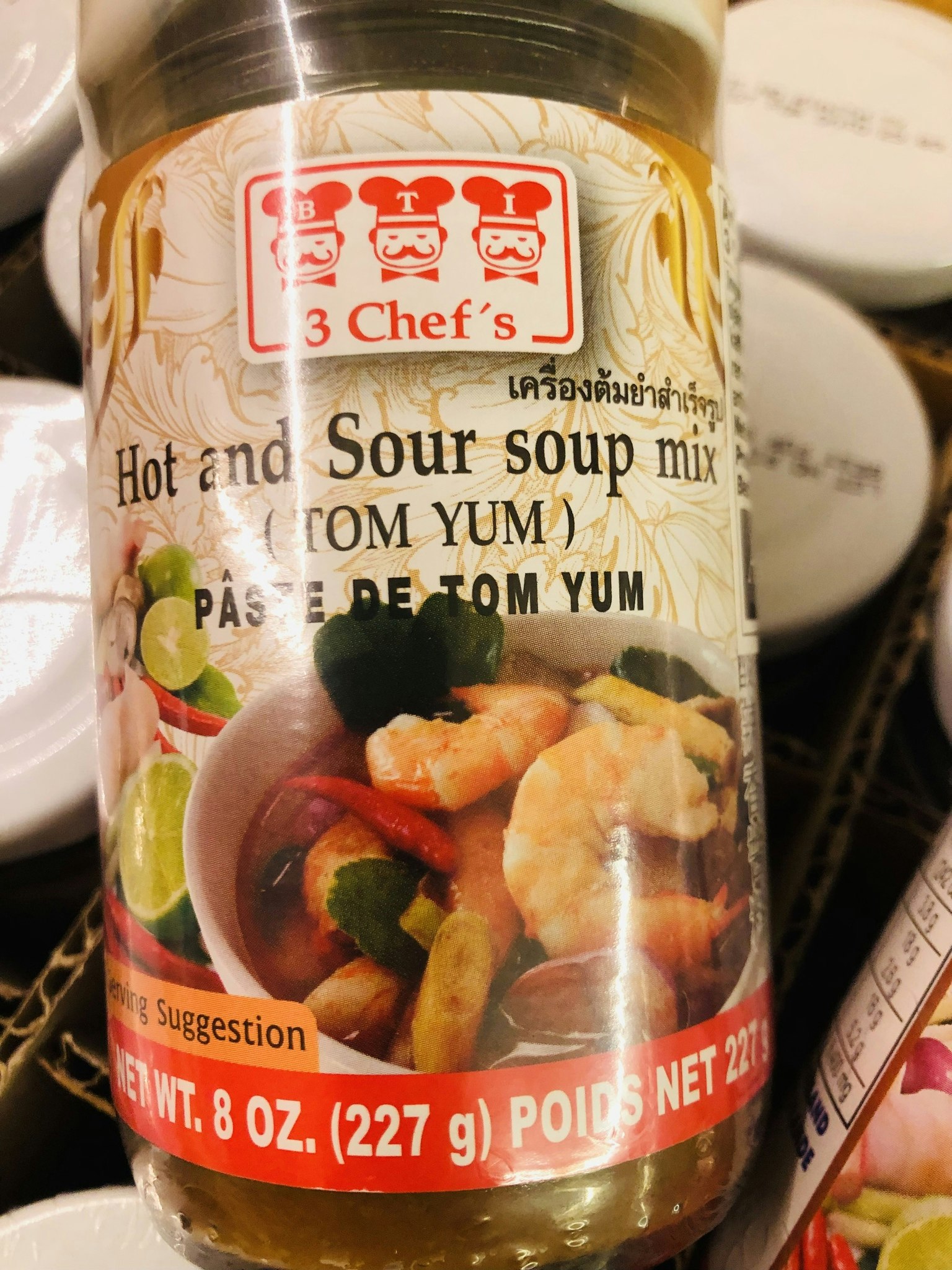 HOT AND SOUR SOUP MIX (TOM YUM) PASTE DE TOM YUM 454g
