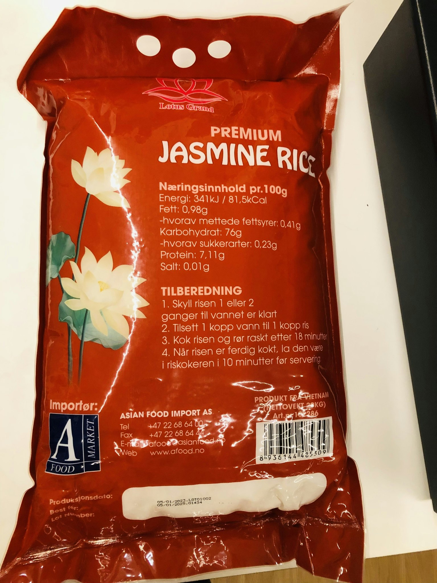 PREMIUM JASMINE RICE 5kg