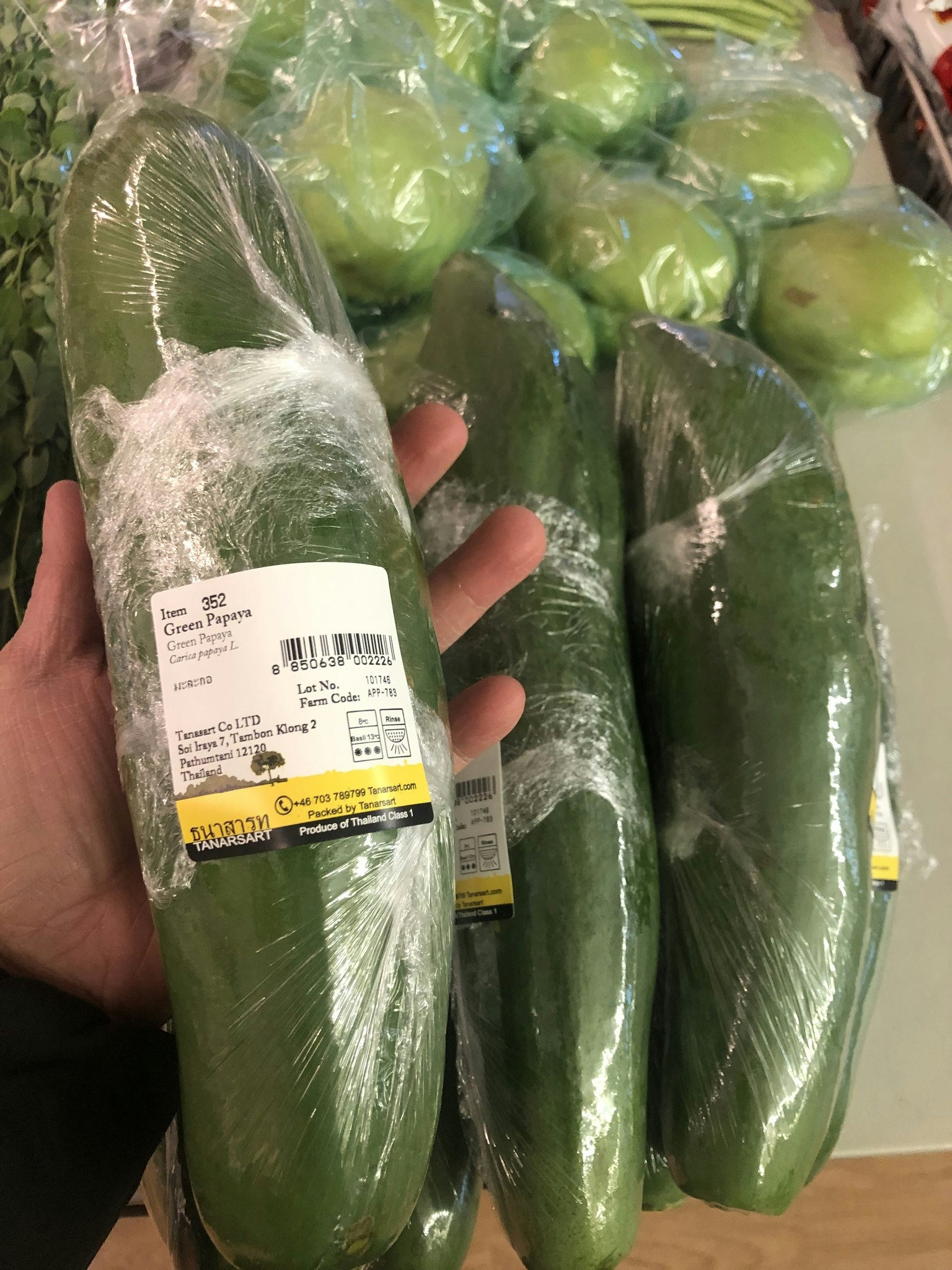 Papaye green 169 pr kg