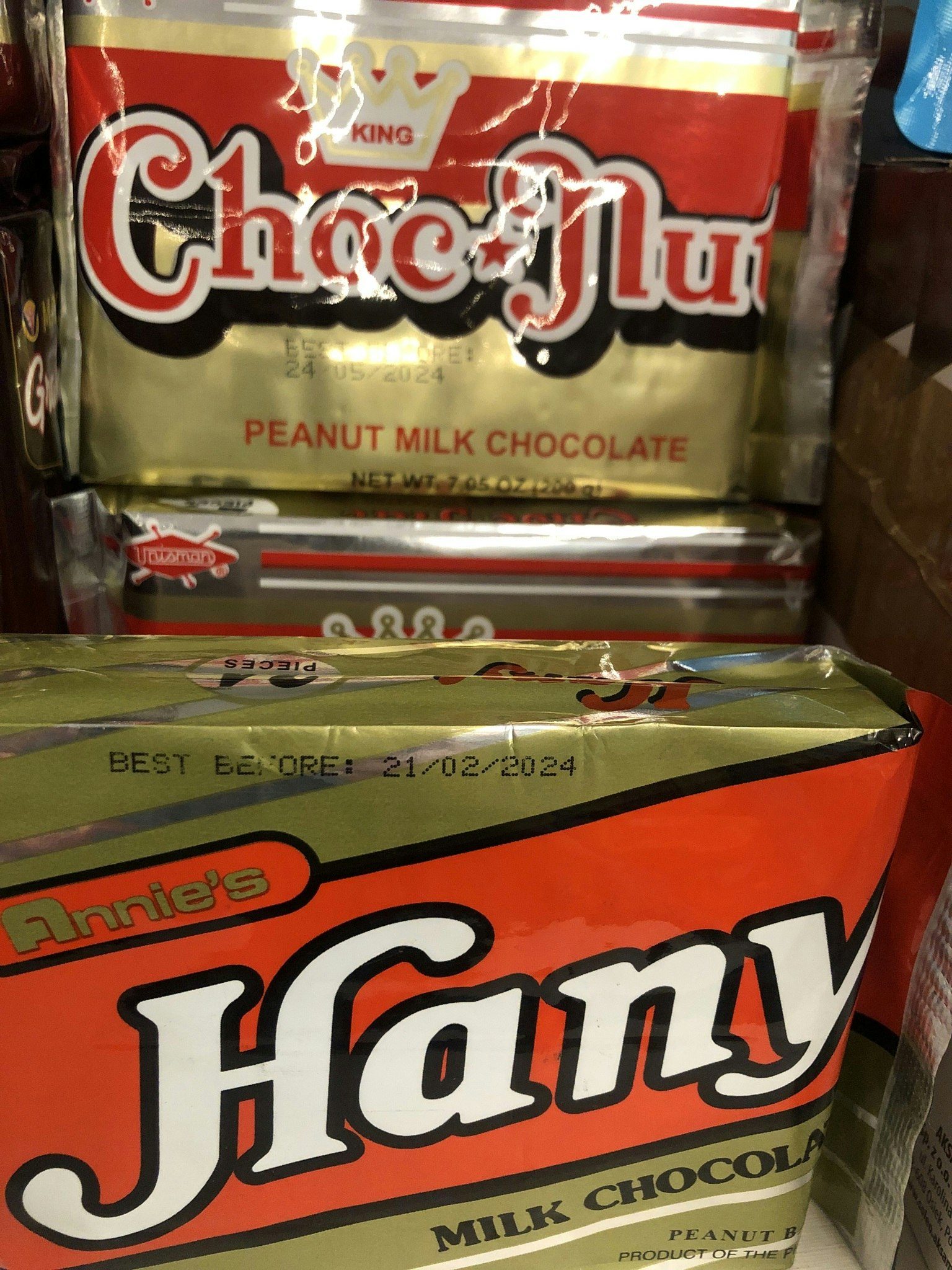 Hany milk chocolate peanut bar 24 pcs ( Super tilbud )