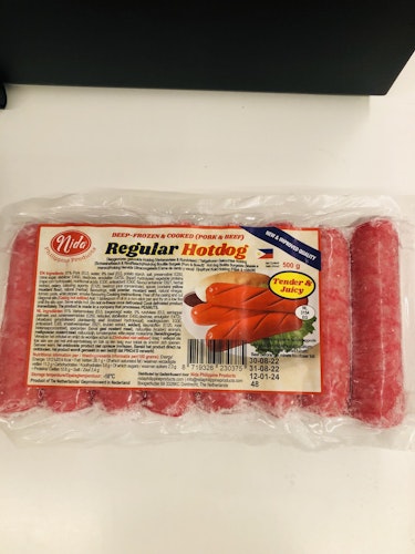 Regular hotdog  Tender & juicy 500g
