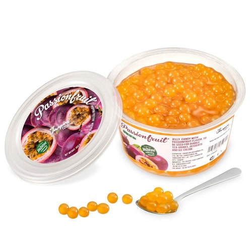 Popping Boba  with passion fruit flavored 250g