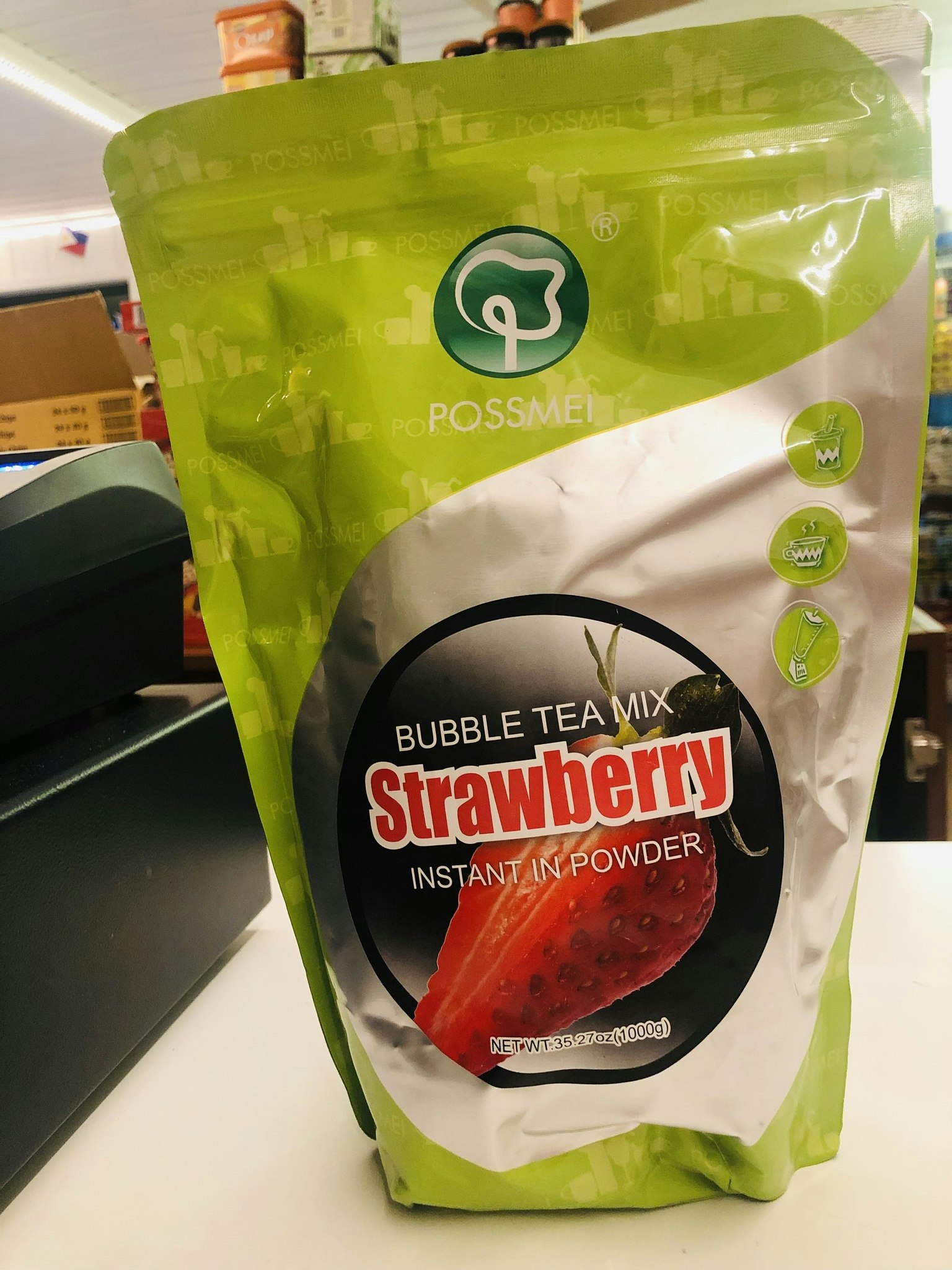 Bubble tea mix strawberry