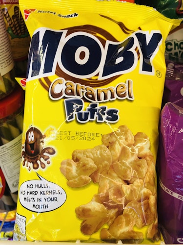 MOBY caramel 85g ( Ikke på lager )