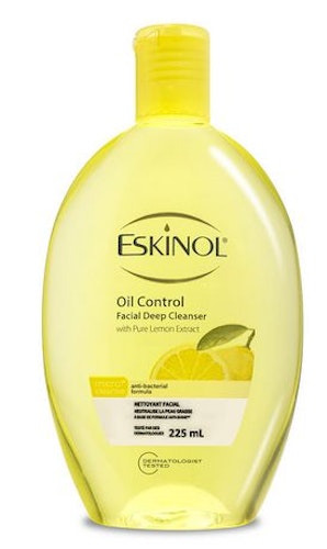 Eskinol Facial Deep Cleanser with Anti-shine™ formula, 225 ml