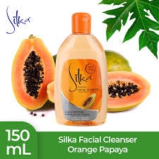 SILKA FACIAL CLEANSER ORANGE PAPAYA 150ML( ikke på lager )