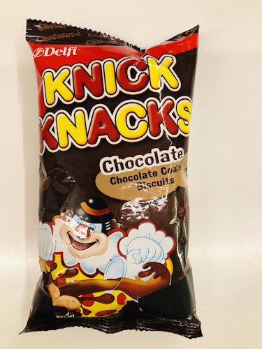 Knick knacks chocolate coated biscuits 50g