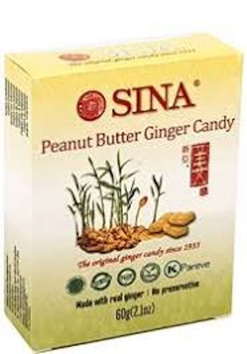SINA Peanut-flavored Ginger Candy of 60g