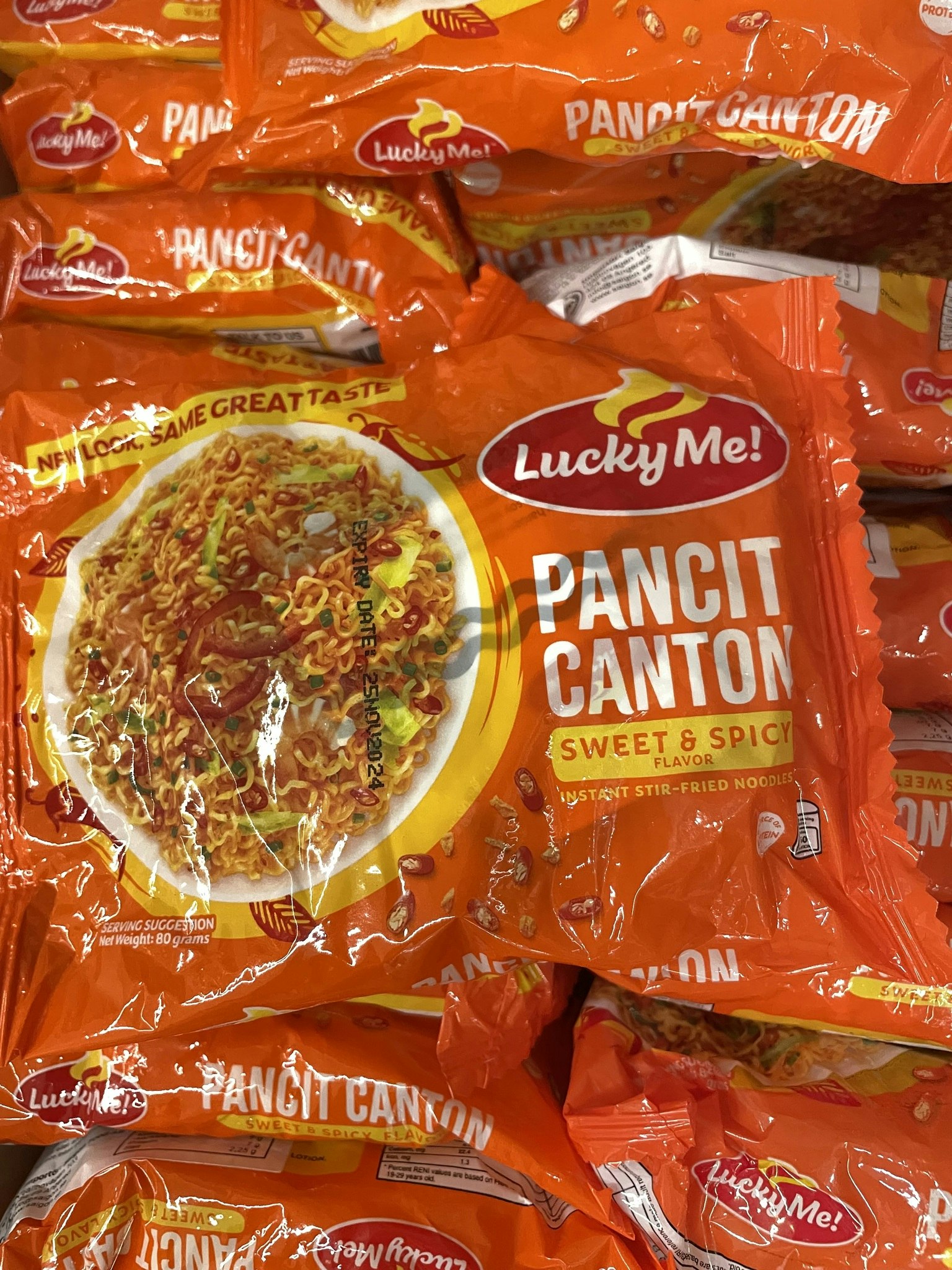 Pancit canton sweet& spicy 75g