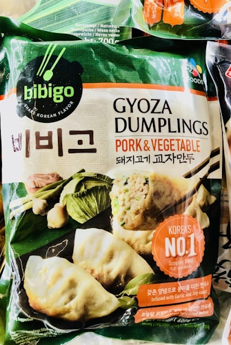 Bibigo Gyoza Dumplings pork and vegetables