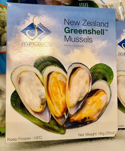 New sealand greenshell mussels 1kg