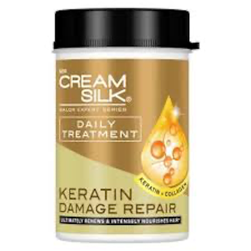 Cream Silk Daily Treatment Keratin Damage Repair  FOR EXTREMELY DAMAGED, SALON-TREATED HAIR