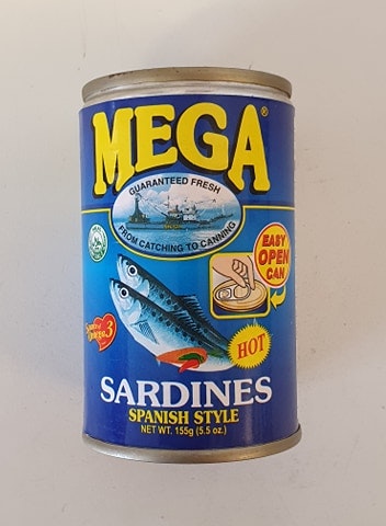 MEGA Sardines Spanish Style hot 155g