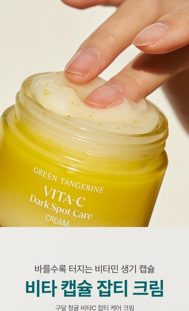 [Goodal] Green Tangerine Vita-C Dark Spot Care Cream 50ml Night cream (Made in Korea )