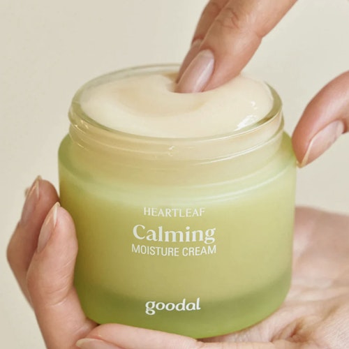 Goodal Calming Moisture Cream with free 10gcream+pad  New arrival (Made in Korea )