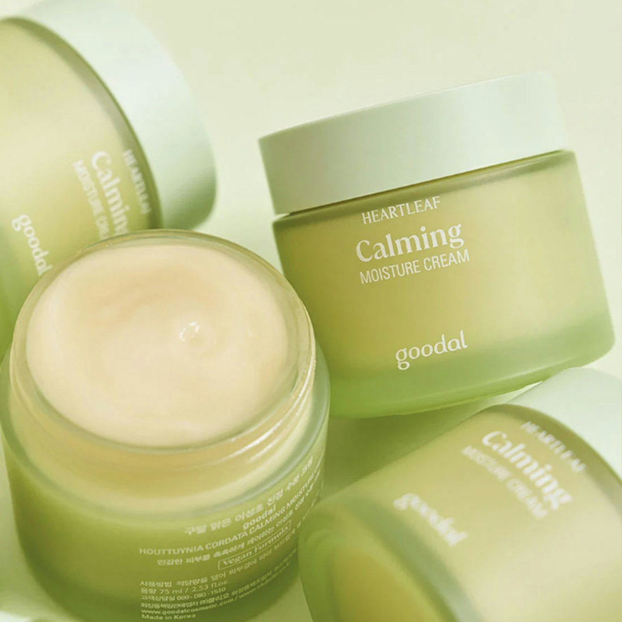 Goodal Calming Moisture Cream with free 10gcream+pad  New arrival (Made in Korea )