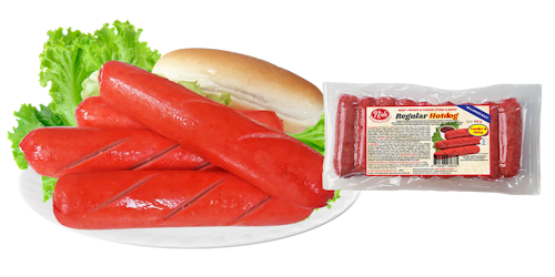Nida's Tender & Juicy Hotdog (Regular) Red color 500g