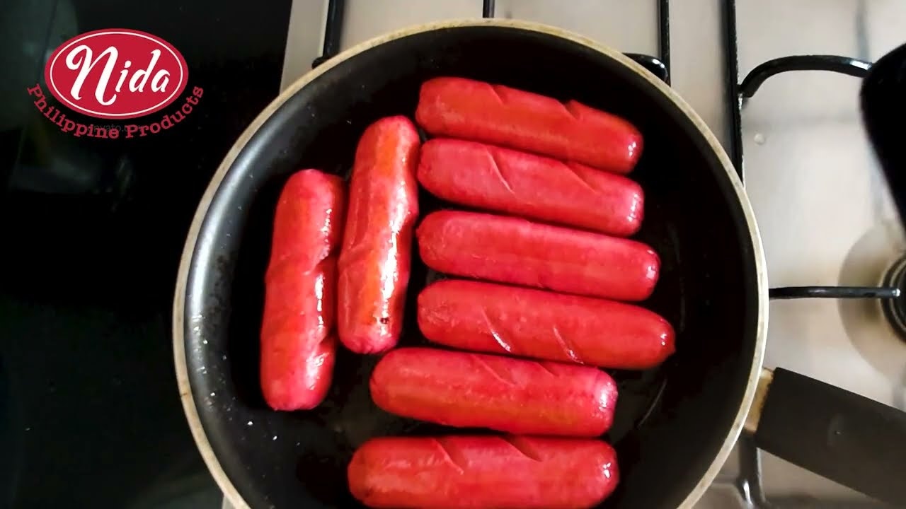 Nida's Tender & Juicy Hotdog (Regular) Red color 500g