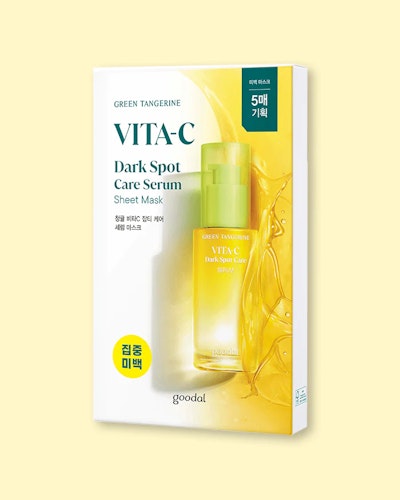 GREEN TANGERINE VITA C DARK SPOT CARE SERUM SHEET MASK