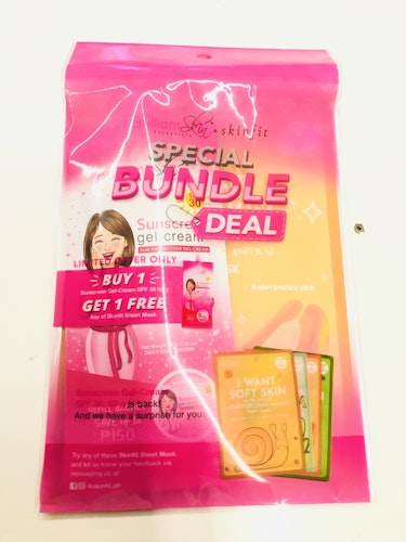 Brilliant Bundle sunscreen +facemasksheet