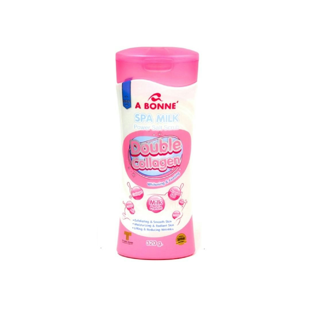 A BONNE Spa milk power salt scrub double collagen 320g
