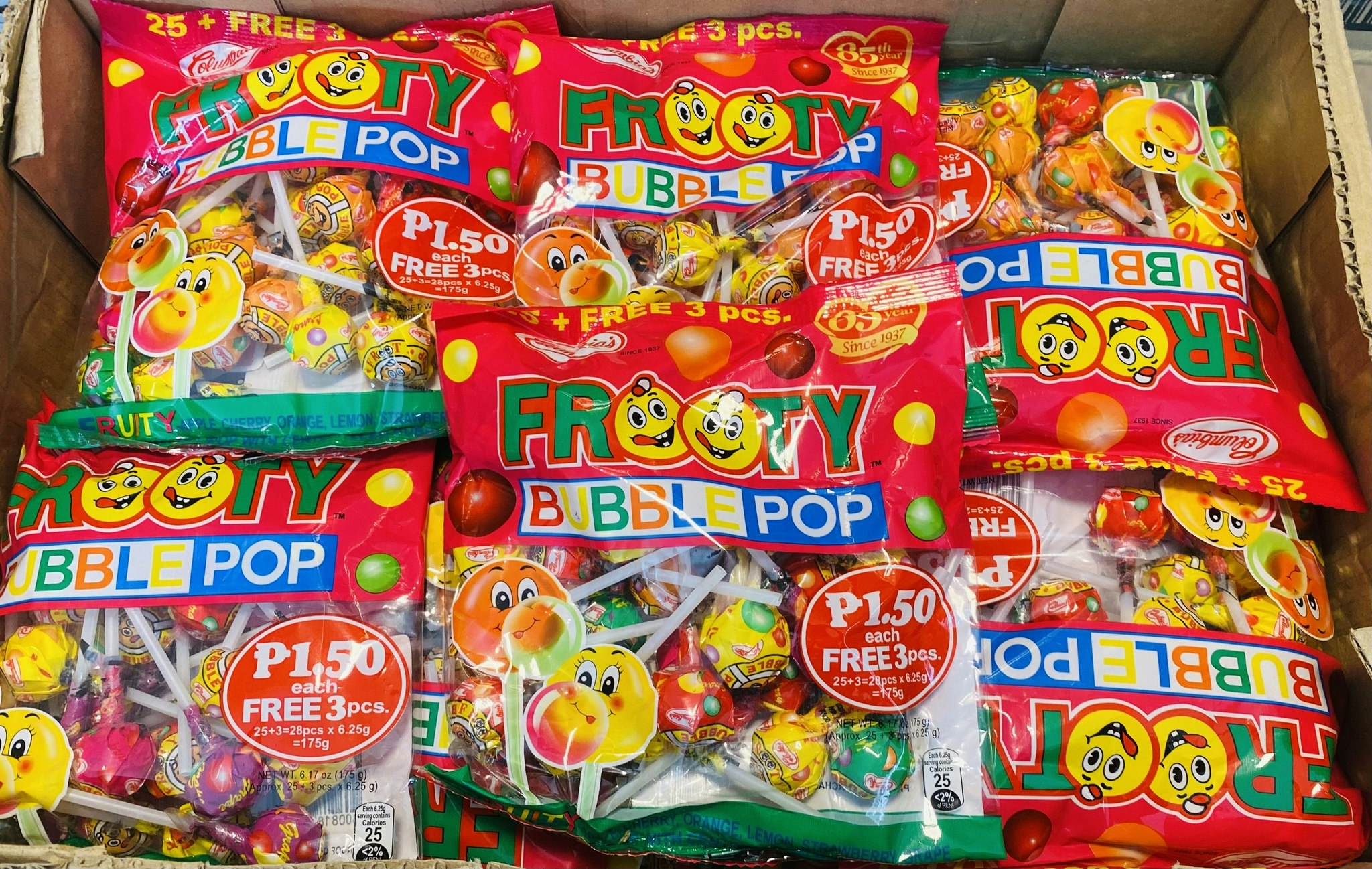 Frooty Bubble pop  25 stk
