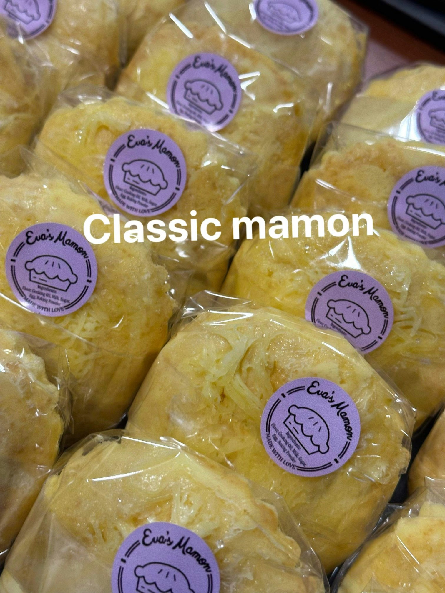 Eva’s mamon  Super fluffy and tasty 3 stk  / assorted
