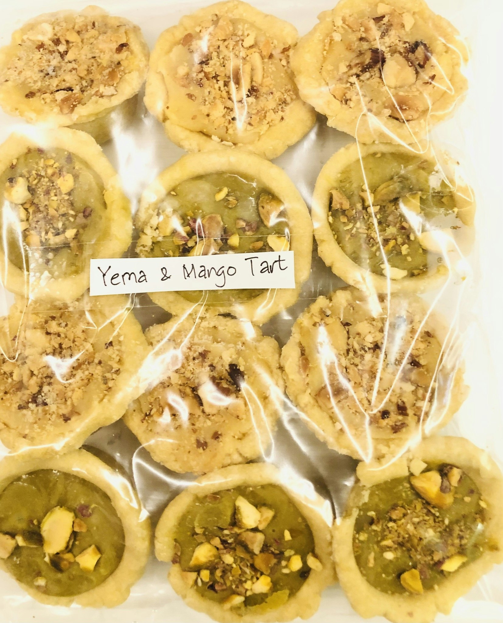 Tart assorted, Yema tart & mango tart 12 stk 500g