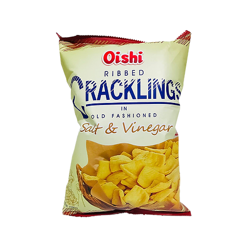 Oishi ribbed cracklings salt & vinegar 50g