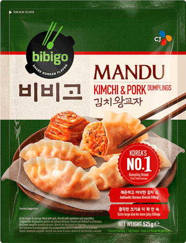 BIBIGO Original dumpling Kimchi & Pork 525g