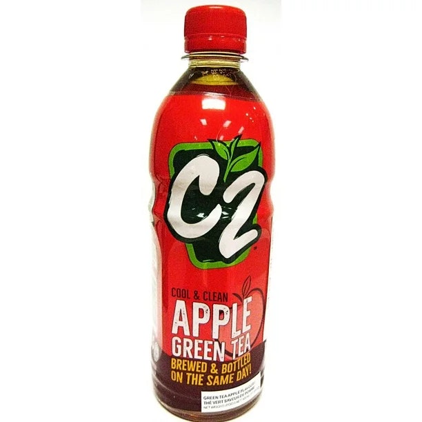 C2 Green Tea  Cool & clean Apple Flavor 500ml