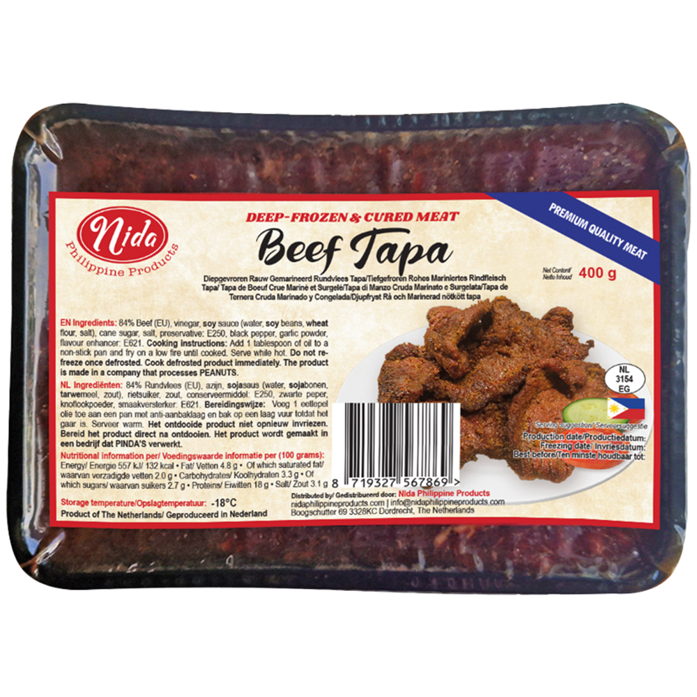 Nidas Beef tapa 500g (BEST SELLER)