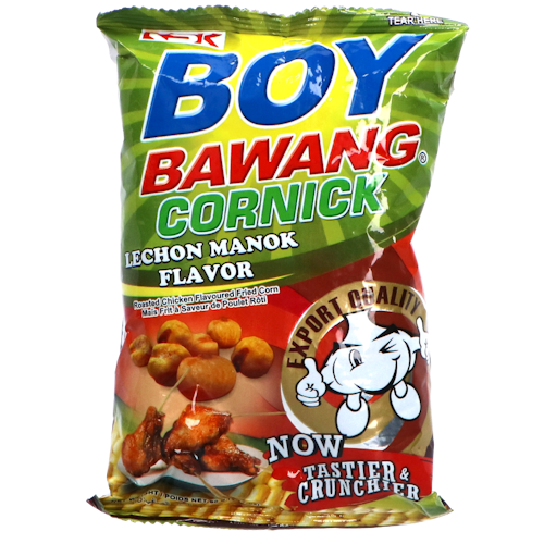 | Boy Bawang | Corn Snack Lechon Manok Flavor 90g. (Super tilbud )