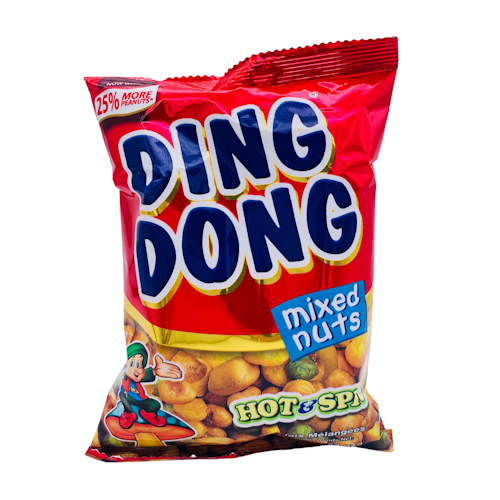 Ding dong mixed nuts hot & spicy 100g