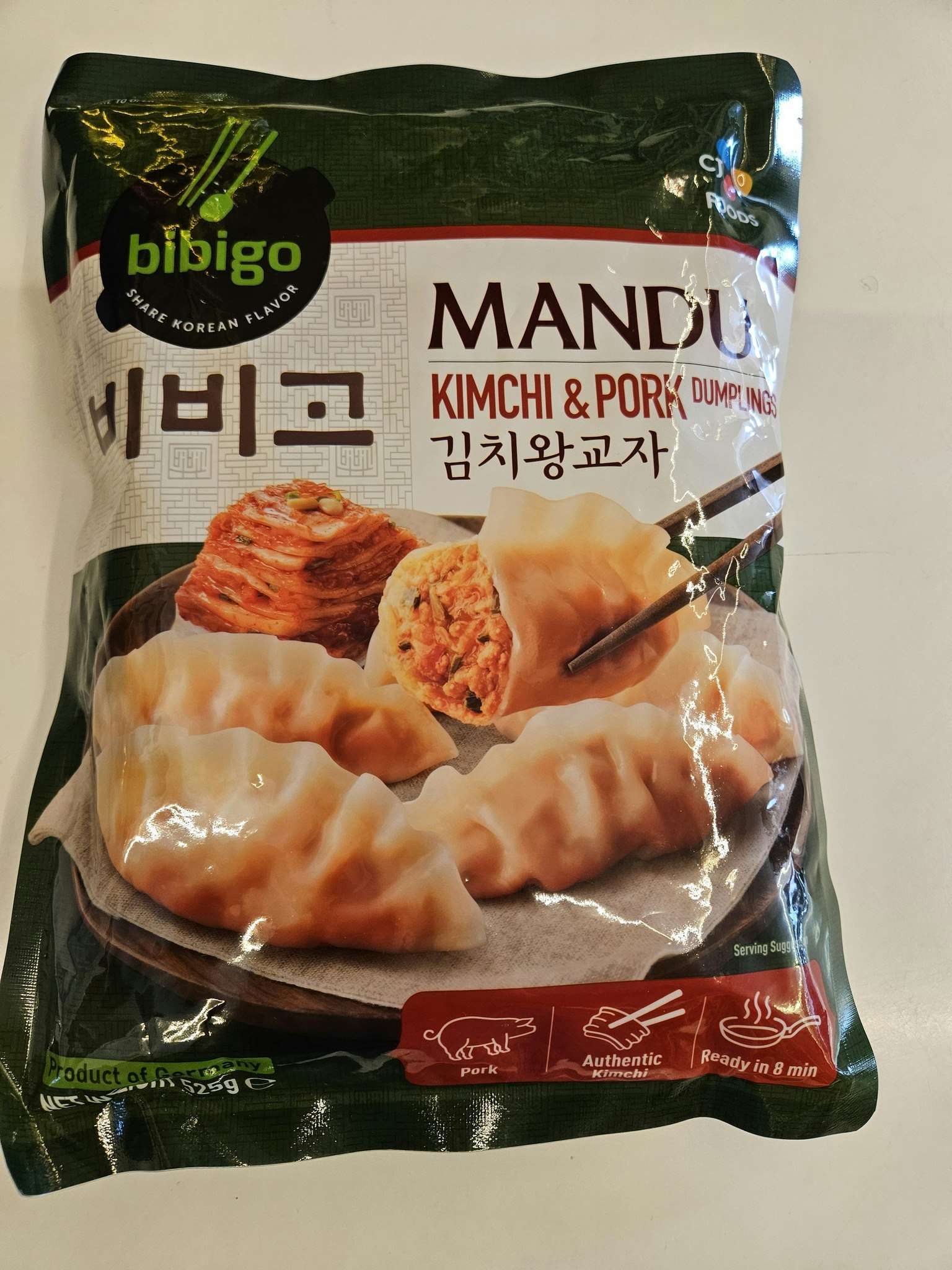 Bibigo Kimchi & pork  dumplings 525g