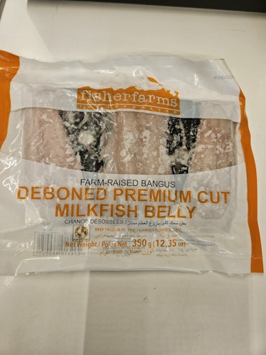 Deboned premium cut milkfish belly 350g