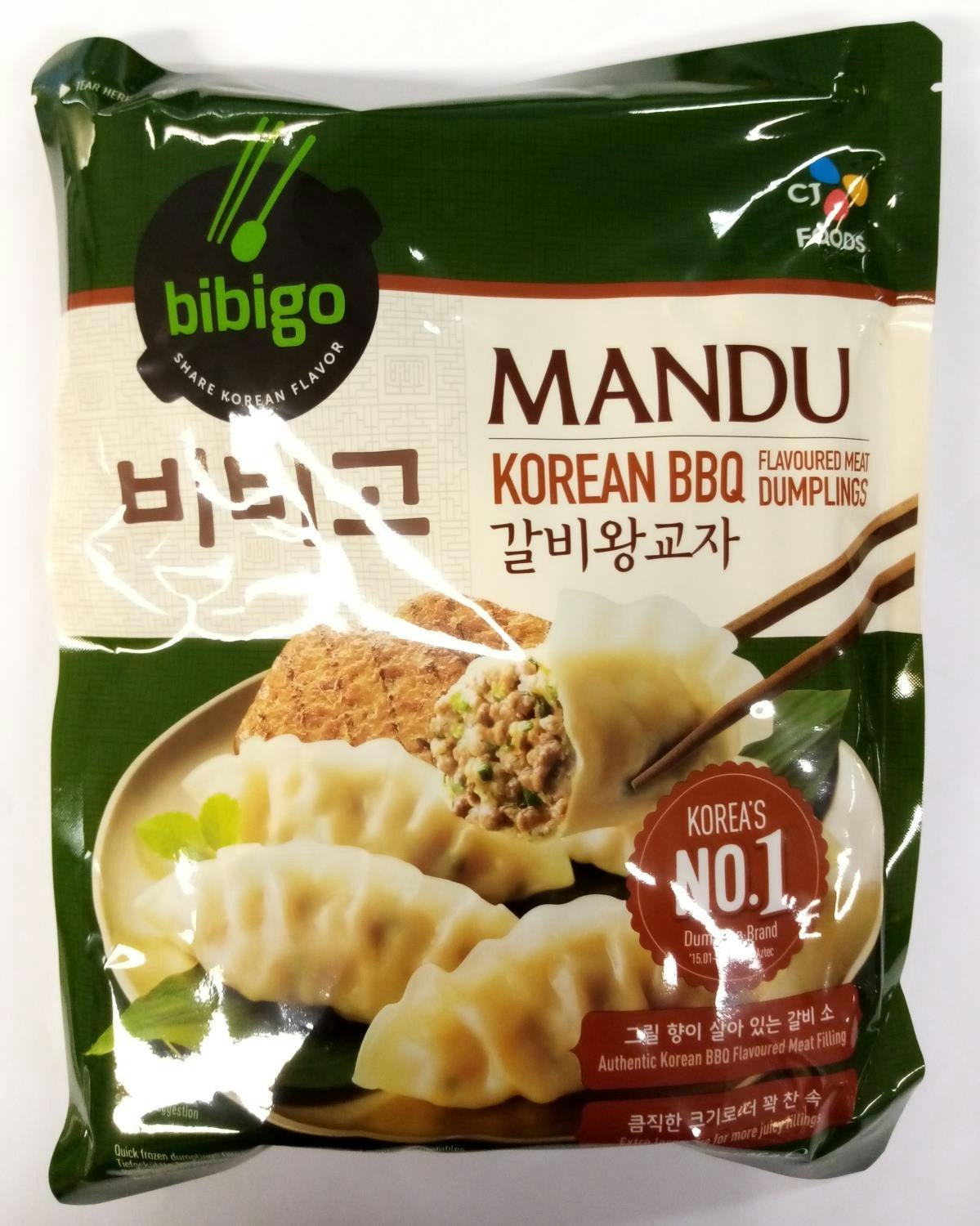 bibigo Korean BBQ Mandu Dumpling 525g