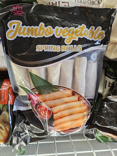 Jumbo vegetables spring rolls / Vårull med grønnsaker 20stk