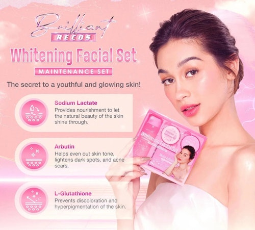 Brilliant skin Whitening facial set