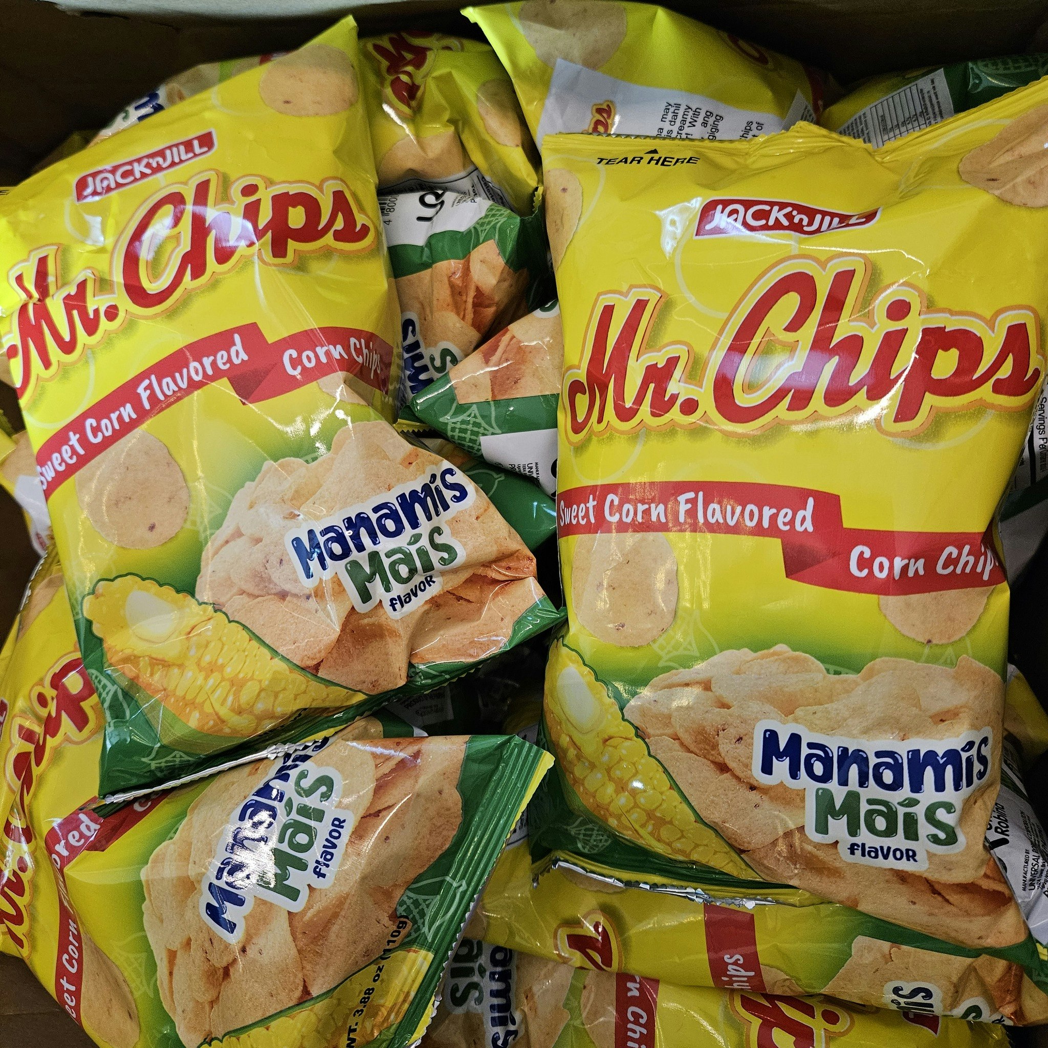Mr.Chips sweet corn flavored 110g