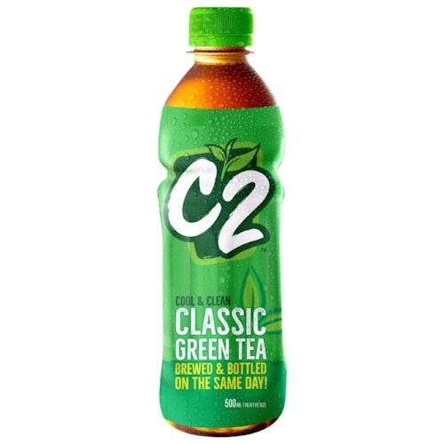 C2 CLASSIC GREEN TEA BREWED & BOTTLED ON THE SAME DAY 500ML