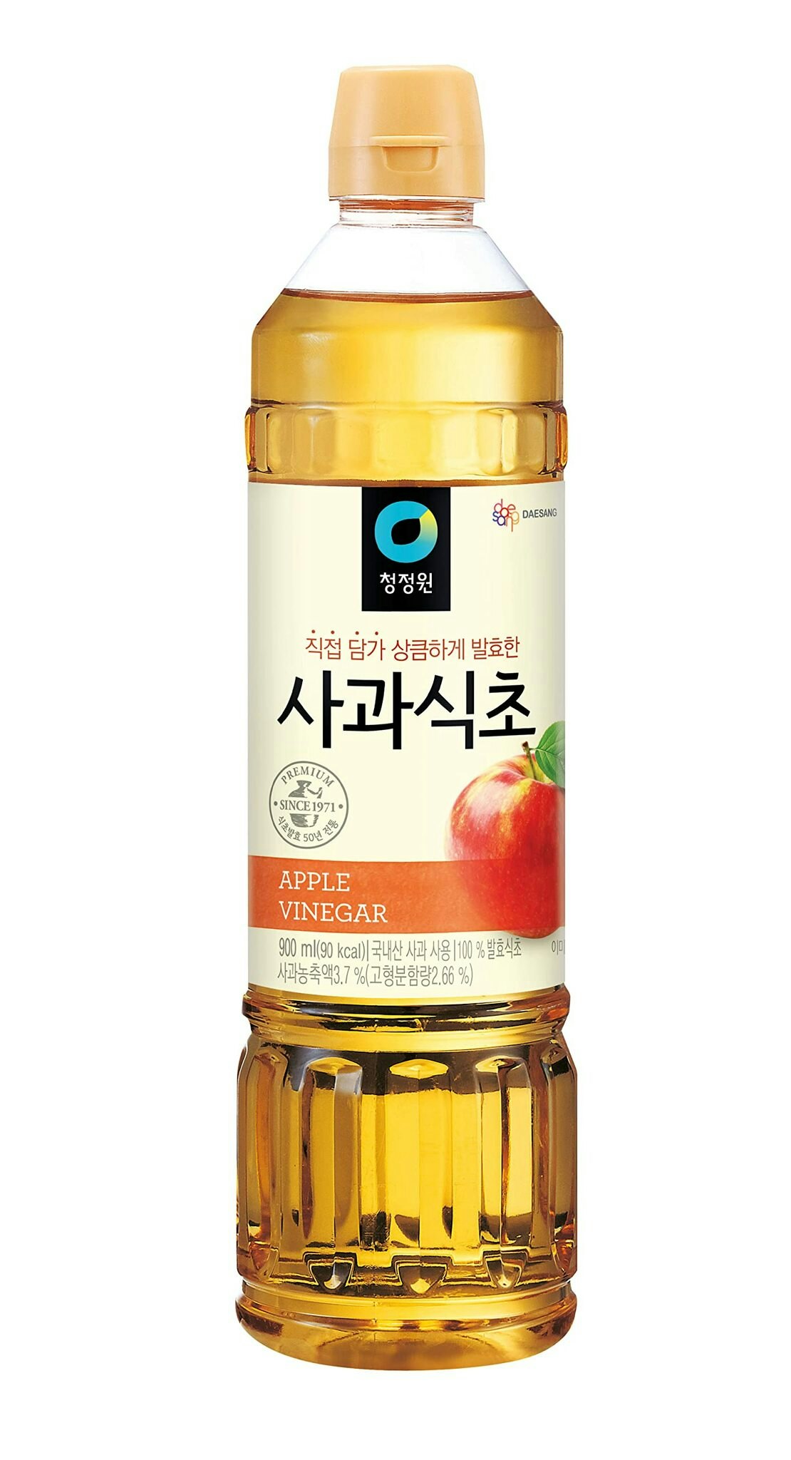 Apple Vinegar,Chung Jung One O'Food Premium Korean Vinegar, Kitchen Essential Pantry Staple, Perfect for Salads (Apple Vinegar  500ml