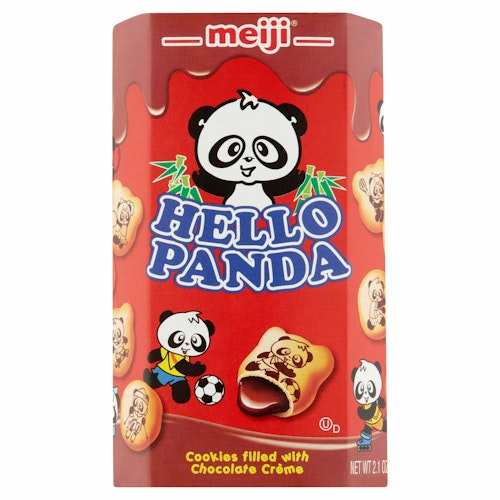 Meiji Hello Panda Chocolate Creme Cookies -