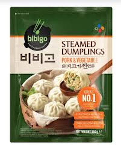 Bibigo Steamed Dumplings  pork & vegetable 560g