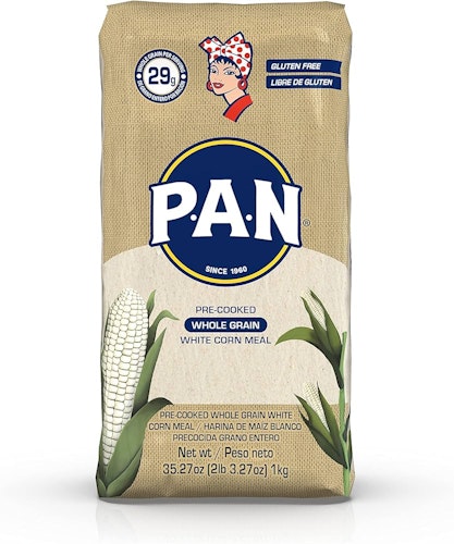 PAN Fullkorn hvitt maismel – ferdigkokt glutenfritt og kosher mel 1kg