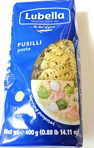 Lubella fusilli pasta tradition 1881 the best of grain 400g