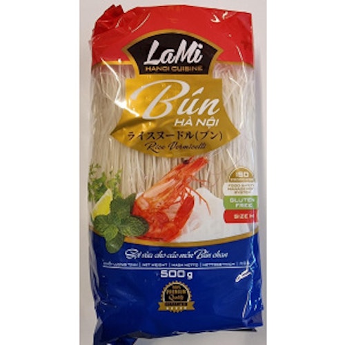 LAMI fresh rice vermicelli M 500g ( Gluten-free )