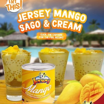 Jersey  mango flavored sweetened condensed creamer 390g