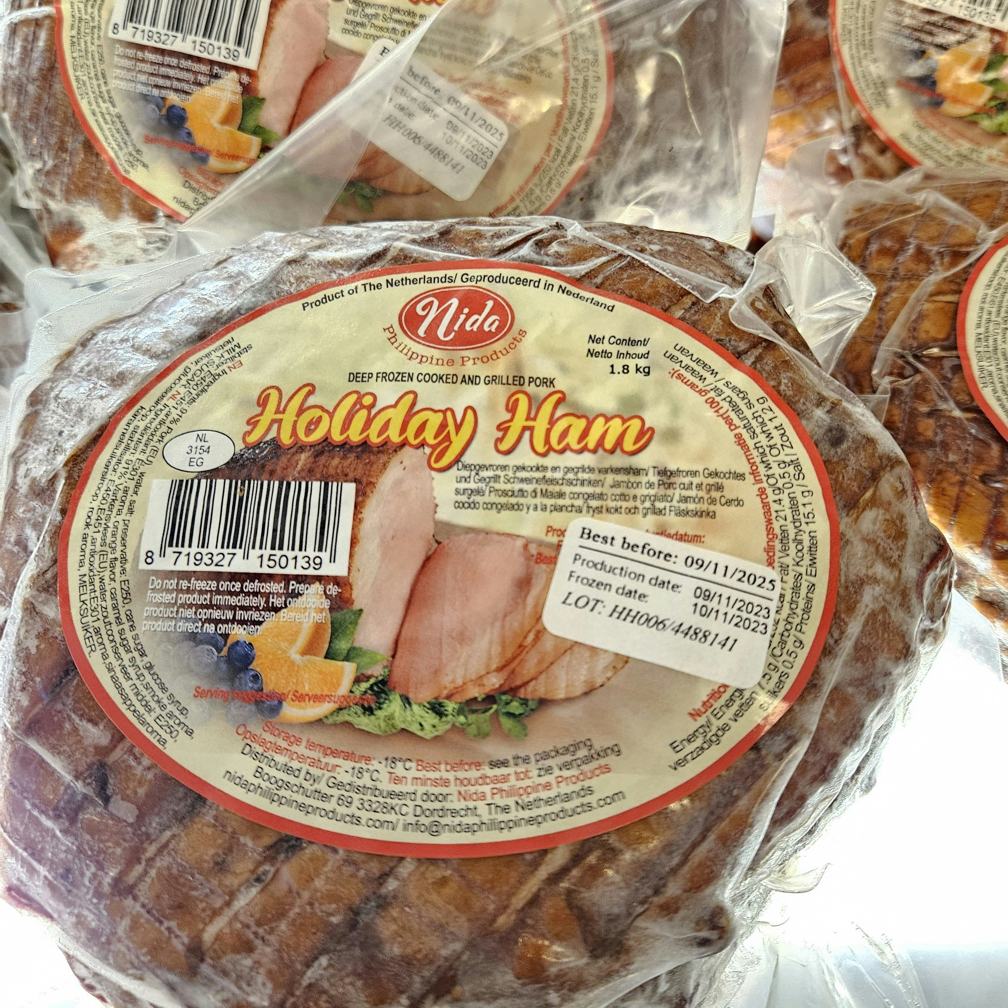 Nida's Holiday Ham 2kg