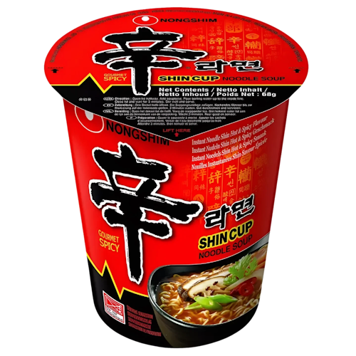 Nongshim Shincup noodle Gourmet spicy 68